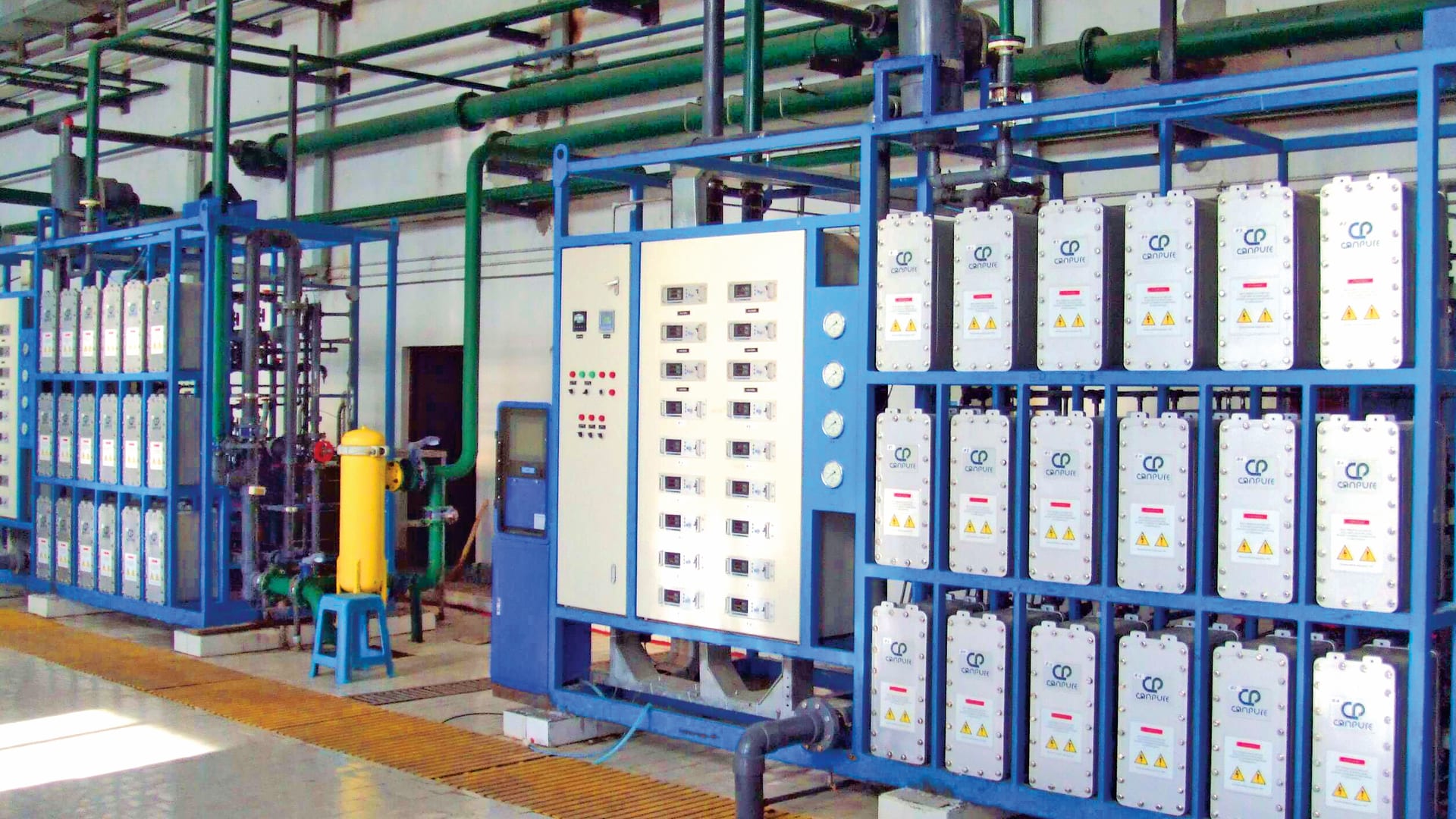Canpure electrodeionization and membrane systems