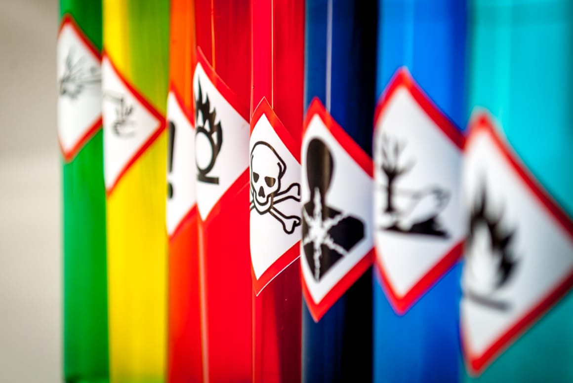 Water treatment chemicals and drums