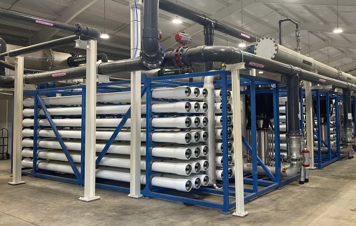 Reverse osmosis plant chemical treatment